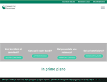 Tablet Screenshot of fondazionecariverona.org